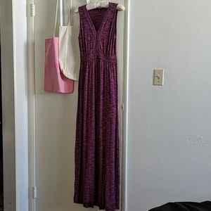 Spense maxi dress with braided bodice detail